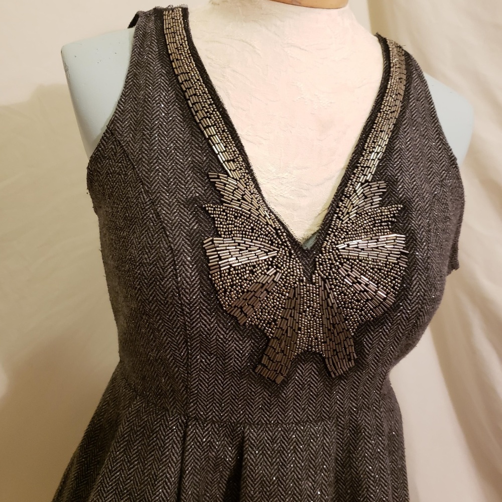 silence+ noise, Bead Design Cocktail Dress